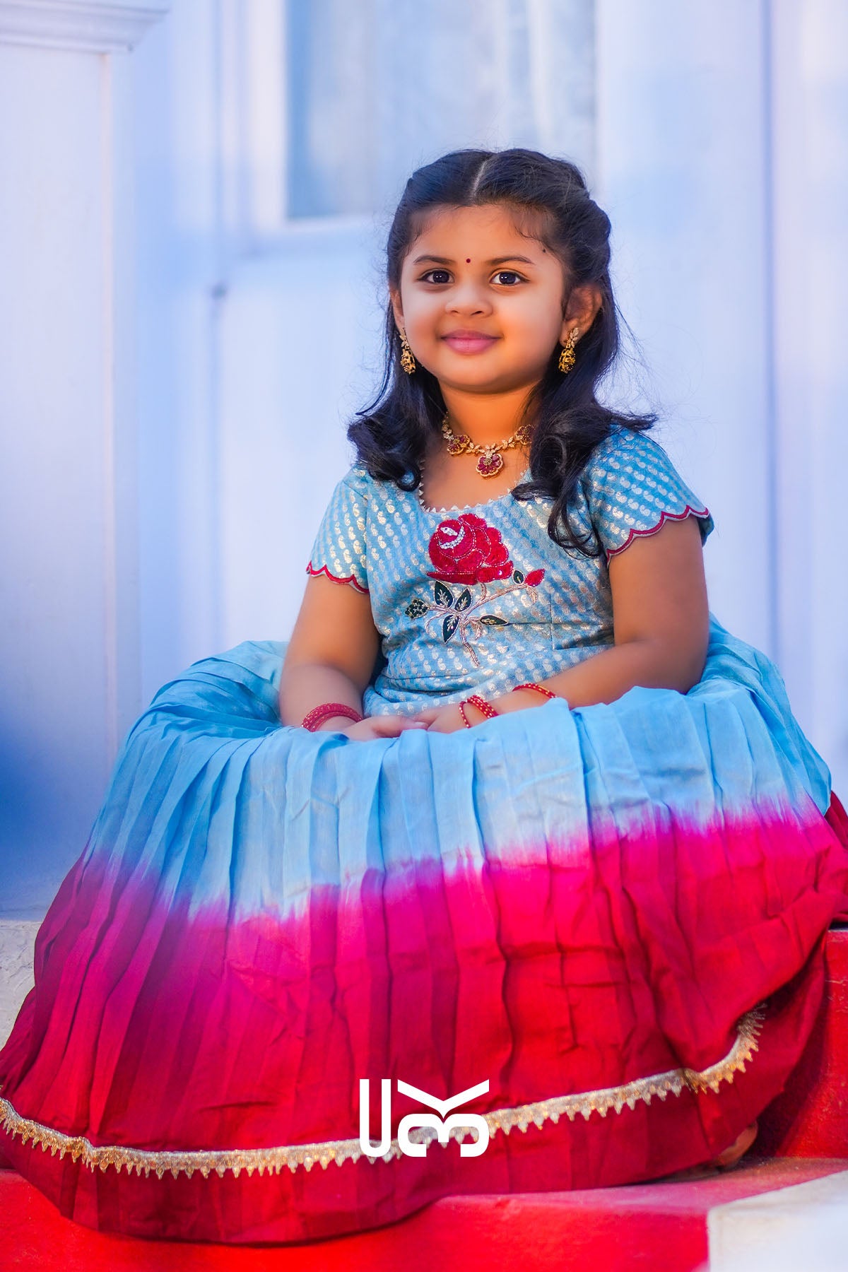 Baby Rosy Lehenga Set