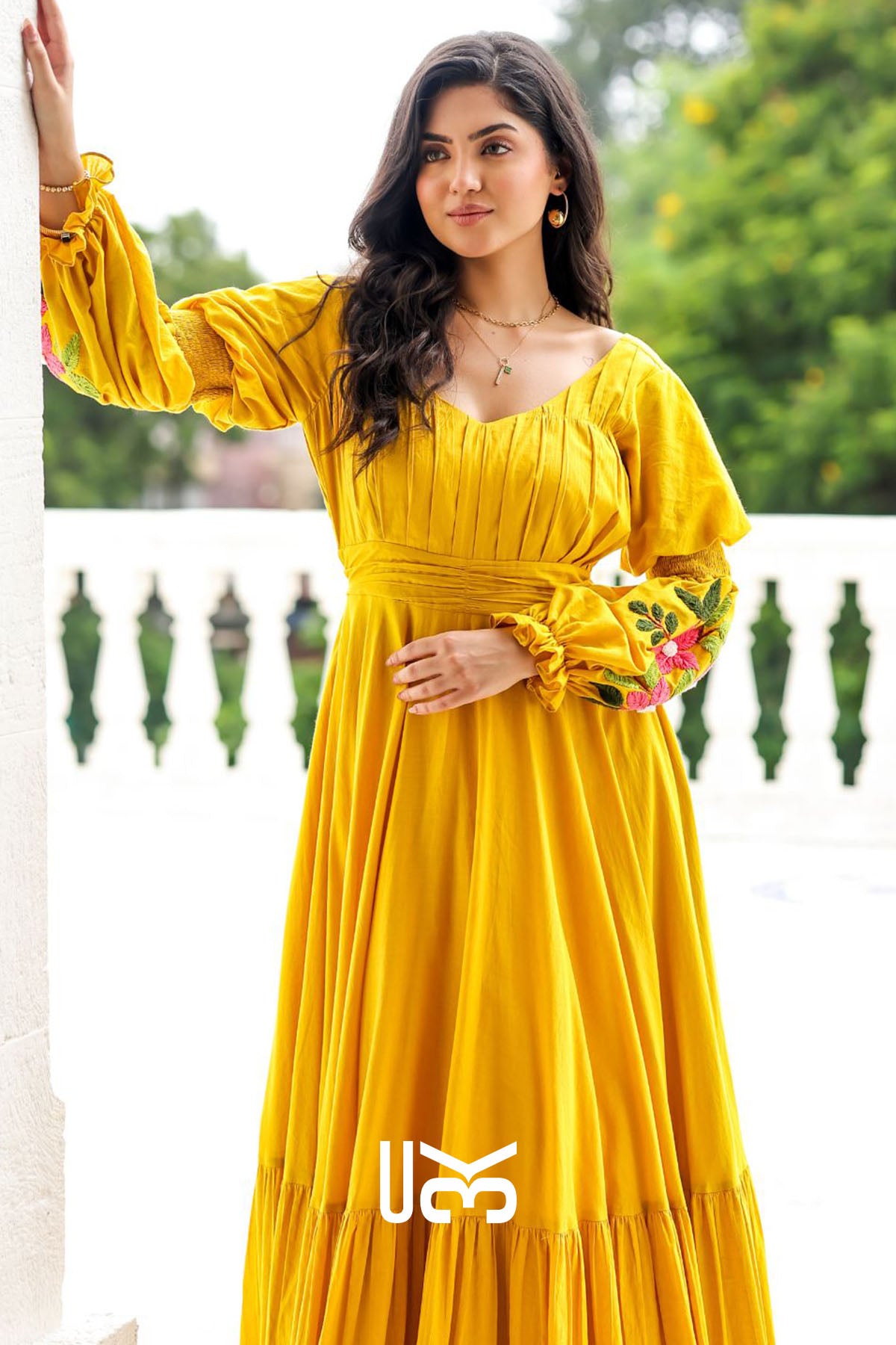 Warm Glow Yellow Maxi Dress