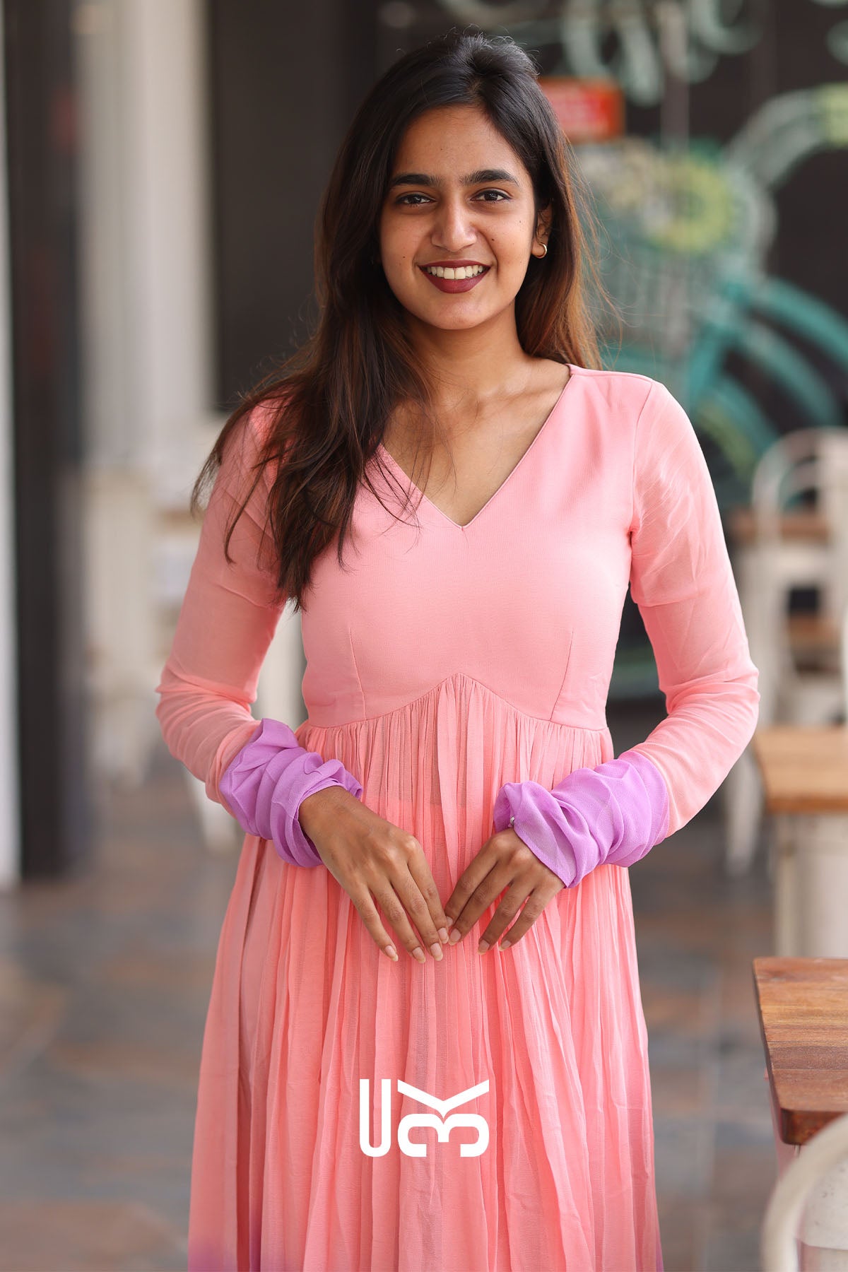 Dusky Rose Pink Palazzo Suit Set
