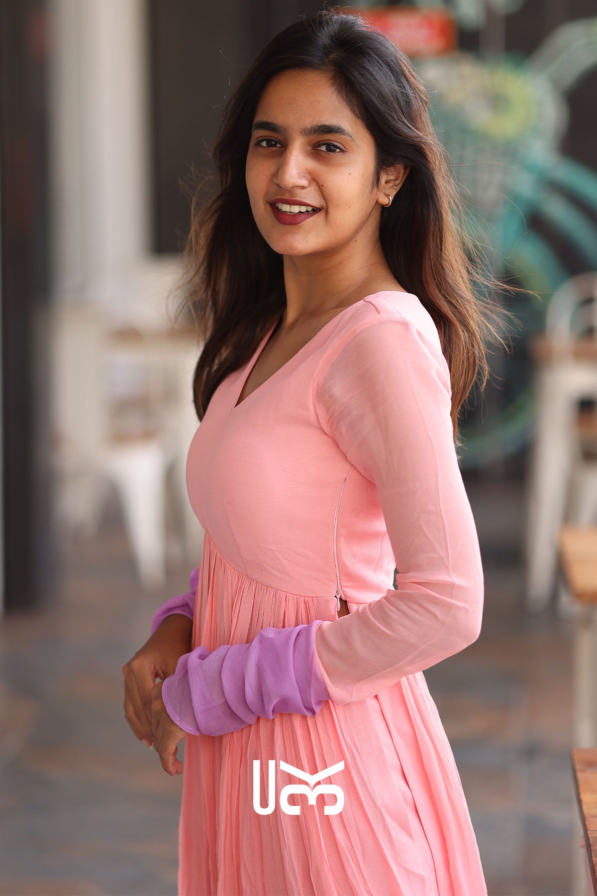 Dusky Rose Pink Palazzo Suit Set