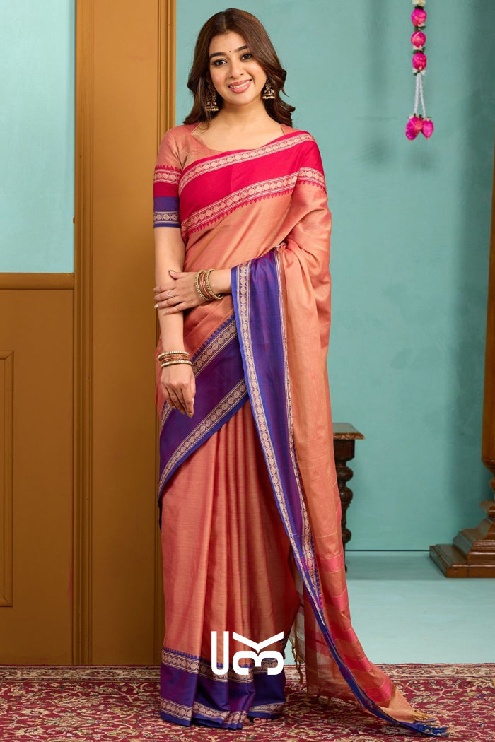 Bansi-Gangajamuna Handloom Saree