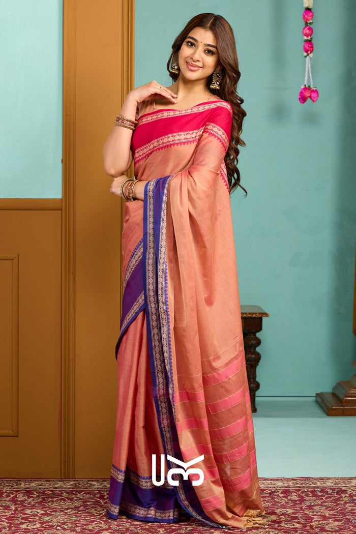Bansi-Gangajamuna Handloom Saree