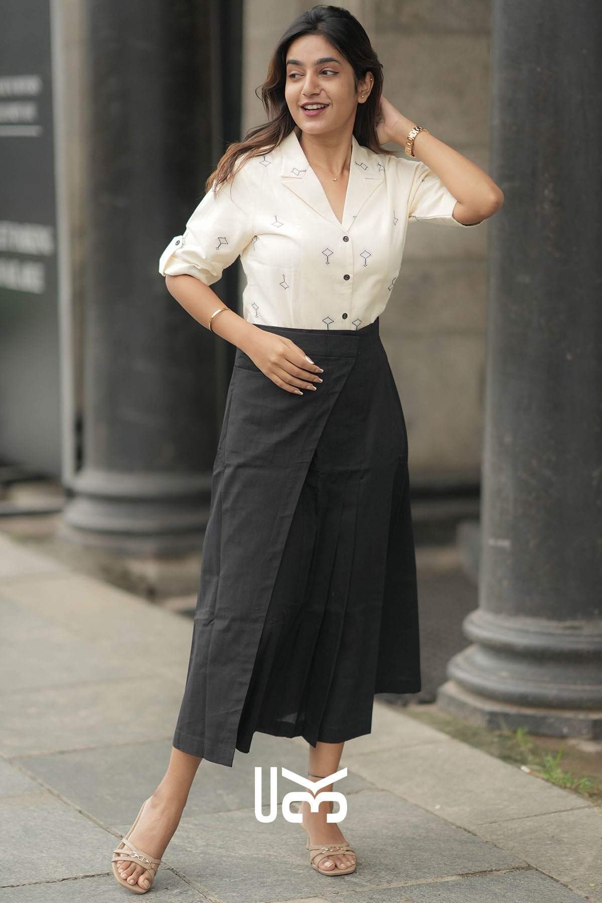 Isha Co-ord Set (Dress) in Black