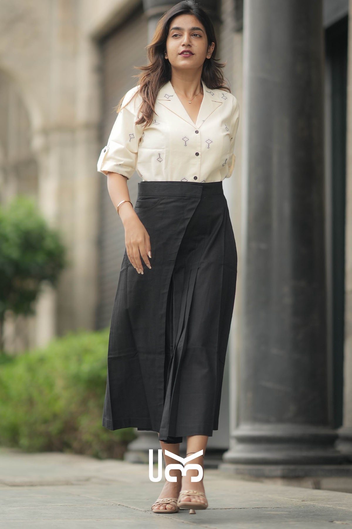 Isha Co-ord Set (Dress) in Black