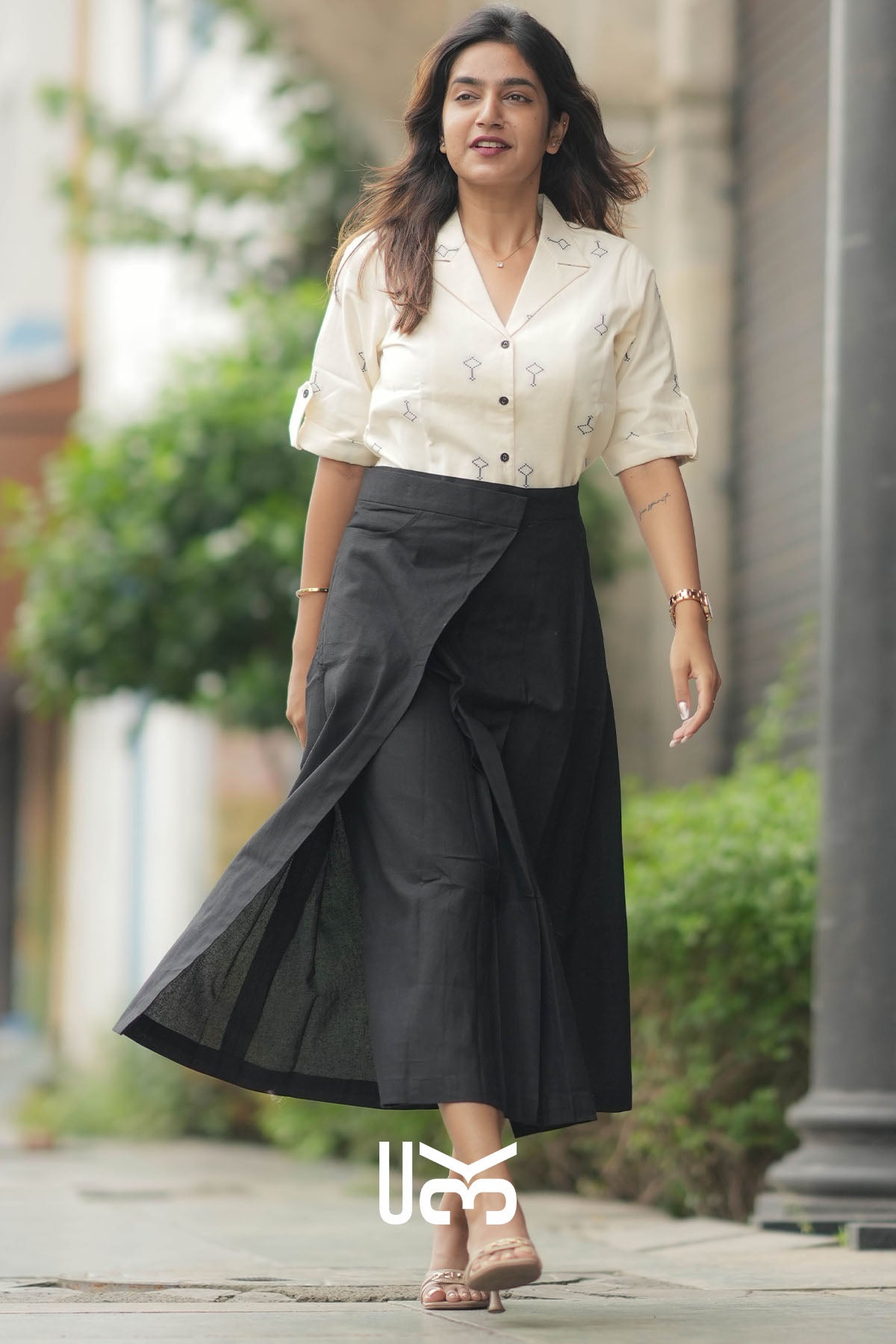 Isha Co-ord Set (Dress) in Black